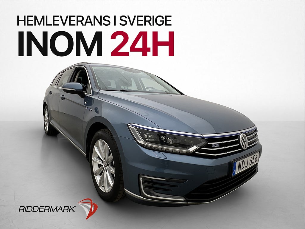 Volkswagen Passat GTE 1.4 TSI 218hk Pano Kamera Drag CarPlay
