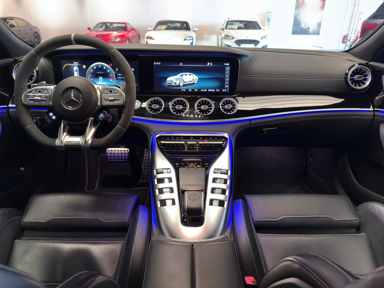 Mercedes-Benz AMG GT 63 S Coupé 4MATIC+ 639hk | Dynamic Plus 2020 - miniatyr 12