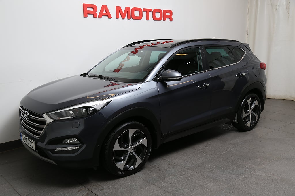 Hyundai Tucson 2,0 CRDi Premium AWD Aut Skinn Pano Dragkrok 2017