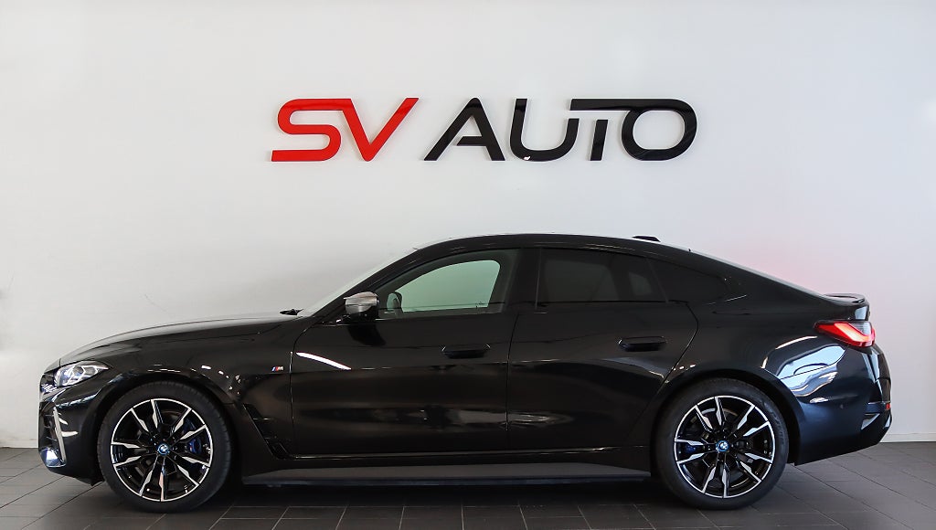BMW i4 M50 xDrive Gran Coupé MOMS Taklucka H/K 360° HuD Läder