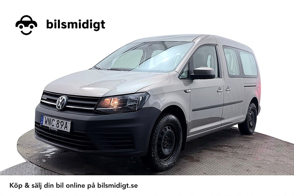 Volkswagen Caddy Maxi Combi 1.4 TGI Aut CNG Drag 5sits P-Sens MOMS 110hk