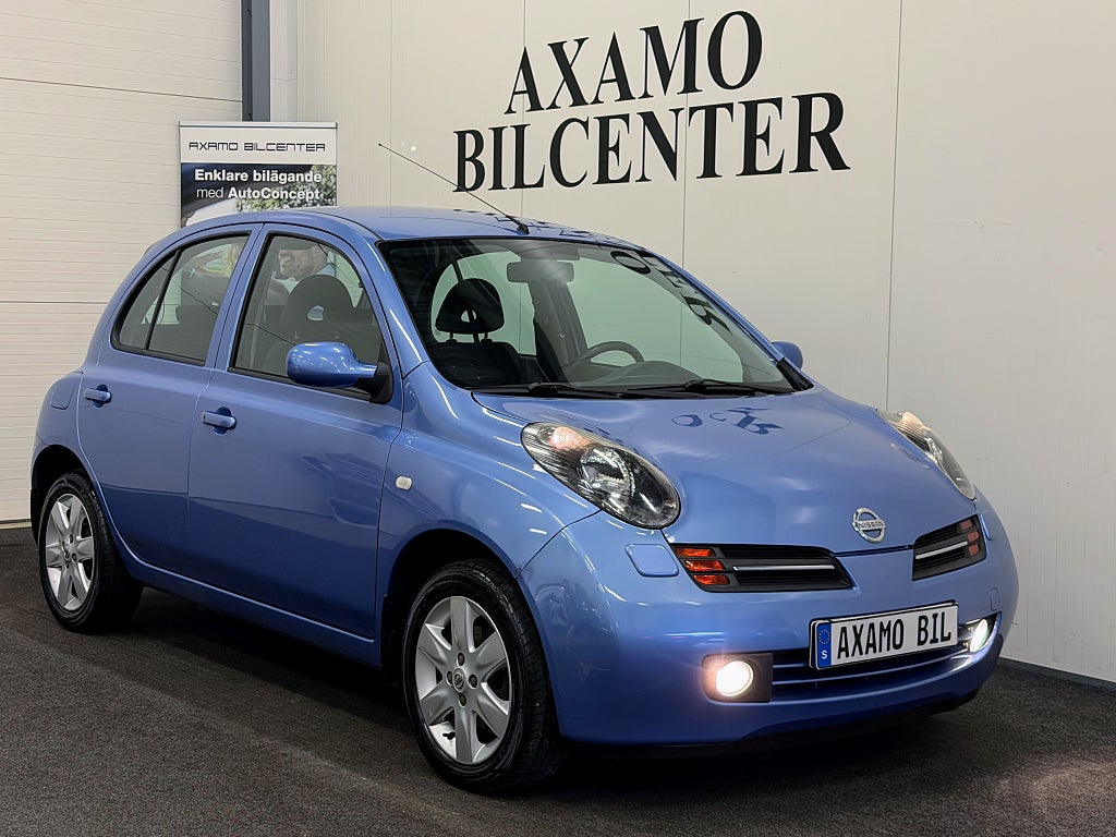 Nissan Micra 5-dörrar 1.4 88Hk 14300mil *Nybes* S&V-hjul *328kr/mån*