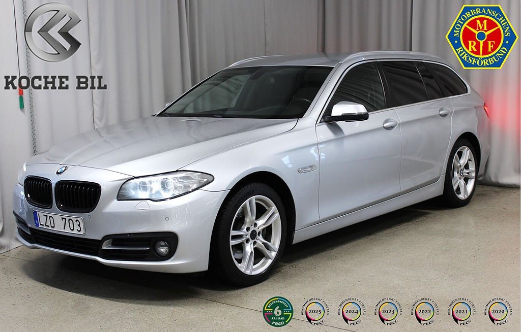 BMW 520 d xDrive 184HK, Drag, Skinn, 3,99% Ränta