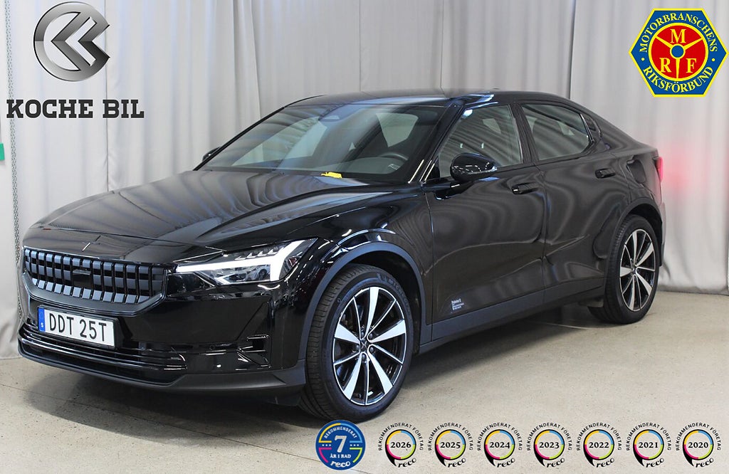 Polestar 2 Standard Range Single Motor, S&V-hjul, Batteritest Drag