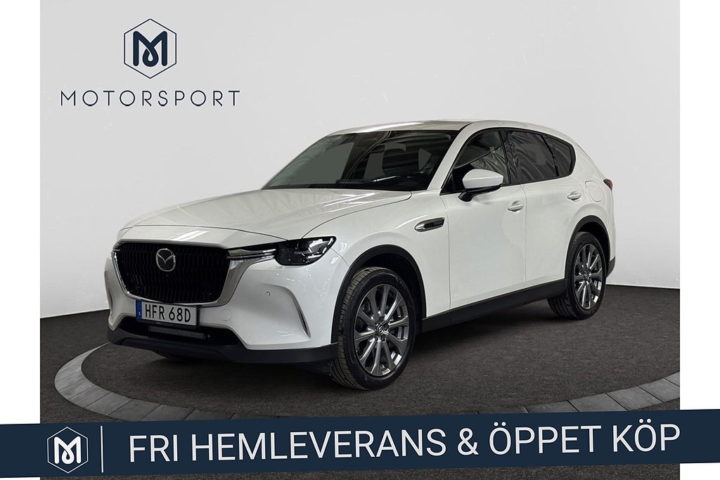 Mazda CX-60 PHEV Exclusive Line DRAG Skinn BOSE Adap-farth HUD 