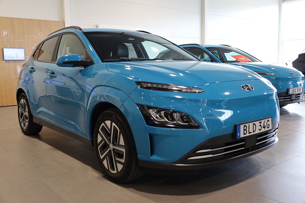 Hyundai Kona 39.2 kWh Essential Navi Kamera Krell Leasbar Rattvärme