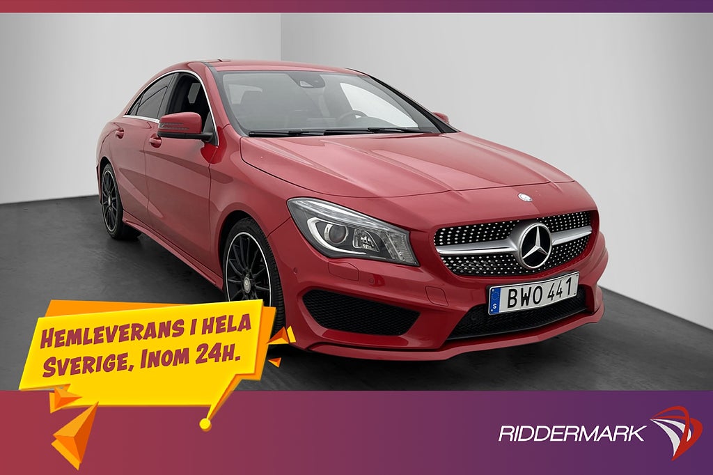 Mercedes-Benz CLA 220 Coupé AMG Kamera Havlskinn Elstol