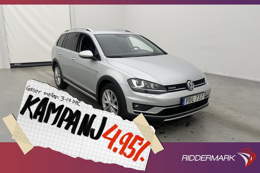 Volkswagen Golf Alltrack TDI 4M 184hk Pluspkt 4,95% Ränta