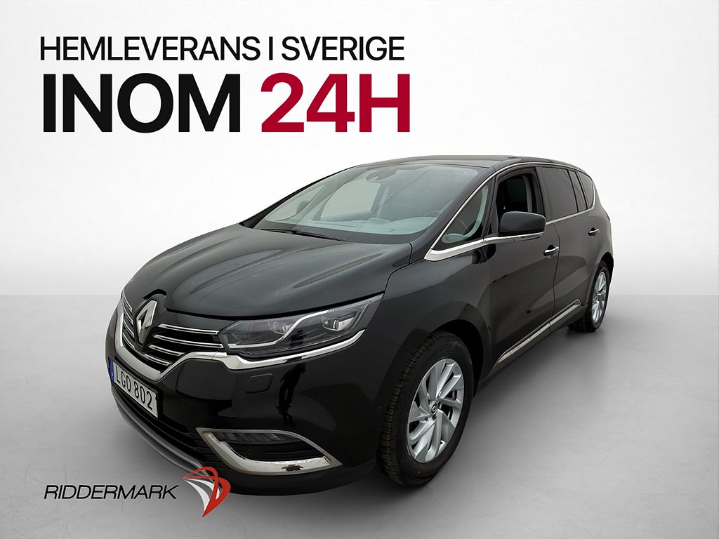 Renault Espace 1.6 dCi 130hk 7 Sits Taklucka Drag Navigation