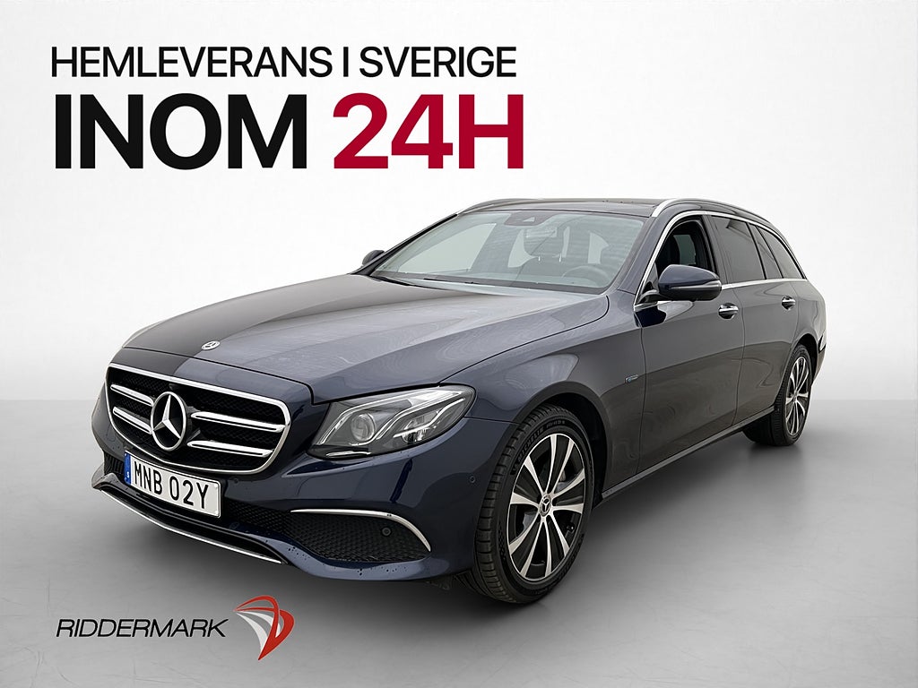 Mercedes-Benz E300 de 306hk Burmester Värmare Pano 360° Drag