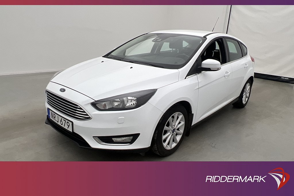 Ford Focus 1.0 EcoBoost 125hk Titanium Sensorer Farthållare