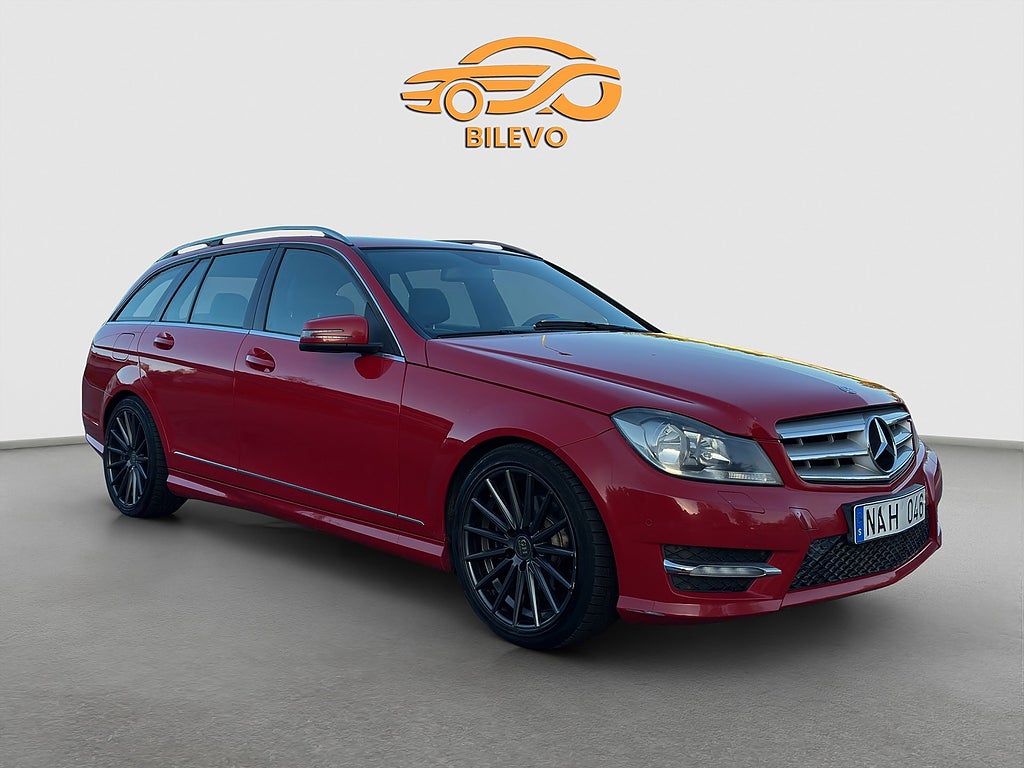 Mercedes-Benz C C180 T 7G-Tronic 156hk AMG Navi H-Skinn P-Sensorer Drag