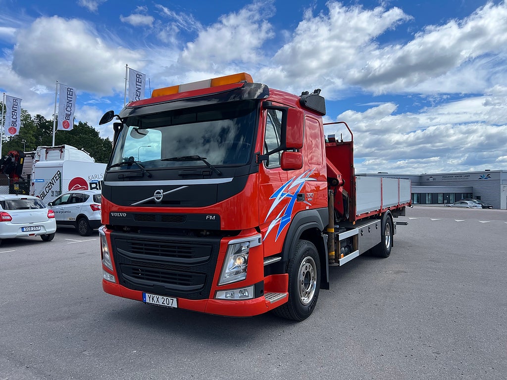 Volvo FM 370 4x2 Kranbil, Palfinger Kran, Euro 6