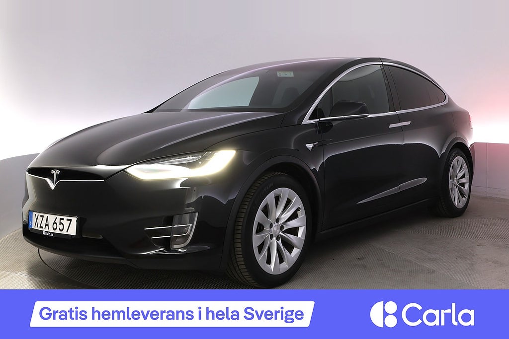 Tesla Model X 90D AWD 7-sits EAP Pano Luftfjädring 4.99%