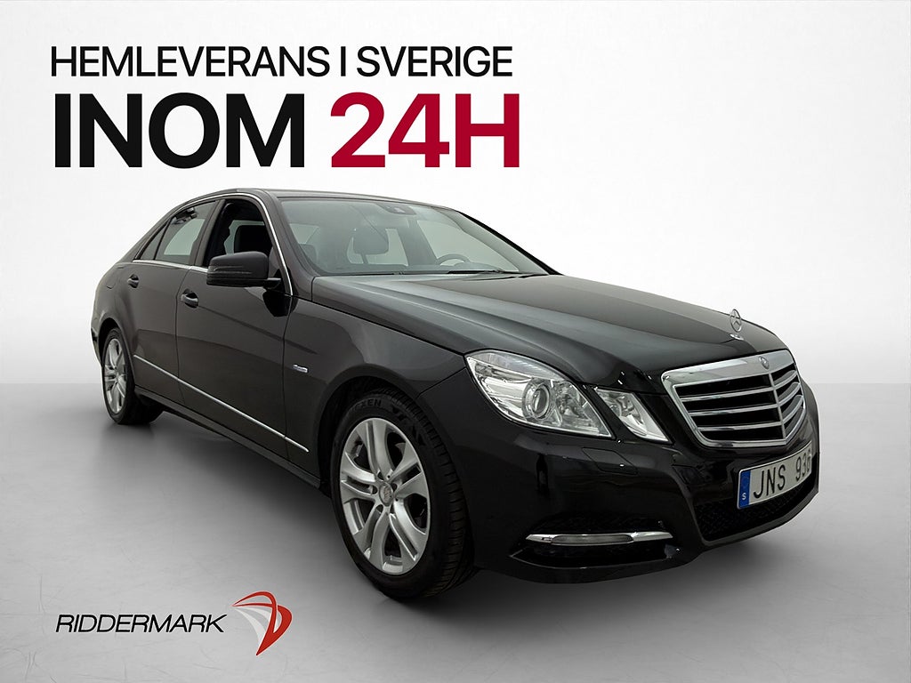 Mercedes-Benz E220 CDI Avantgarde Drag Sensorer Halvskinn