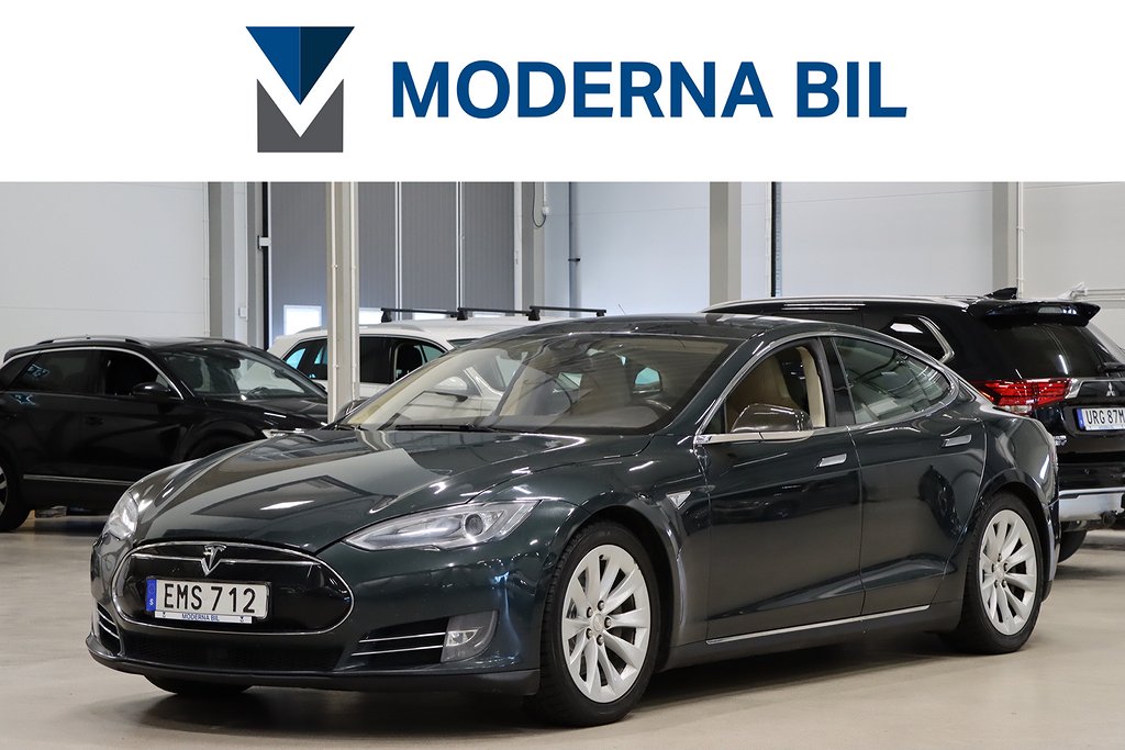 Tesla Model S 85 LUFTFJÄDRING/PANORAMA/NAVI/SKINN/KAMERA