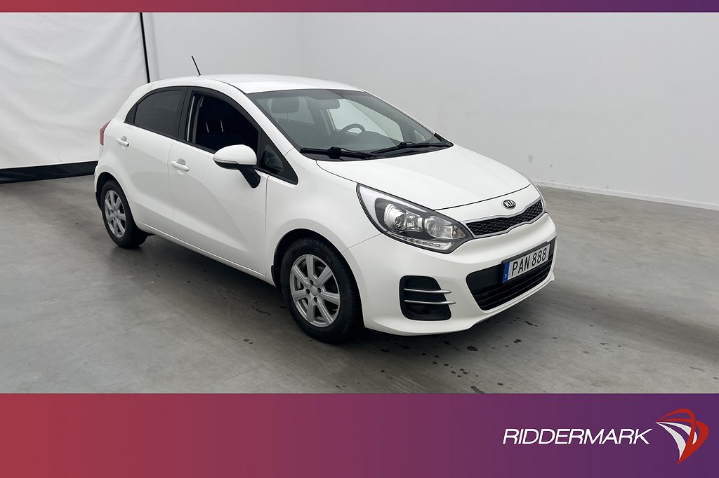 Kia Rio 1.2 CVVT 84hk GLS Backkamera Navi 4,95% Ränta