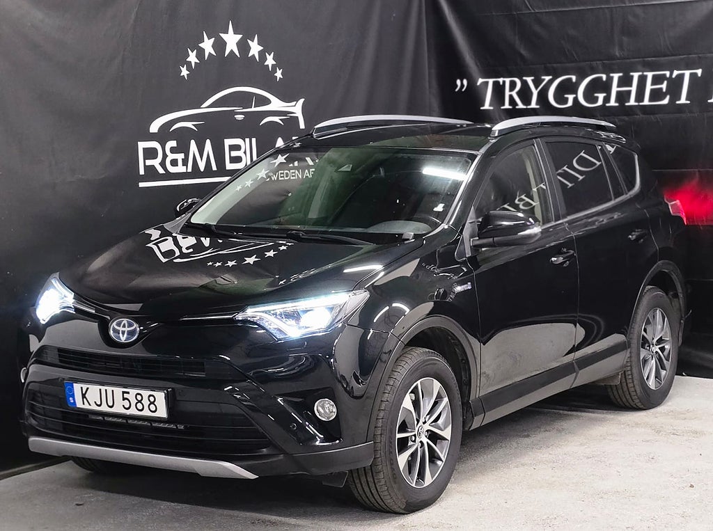 Toyota RAV4 Hybrid, AWD, 1-ägare, Drag, B-kam, Ny Serv!!!