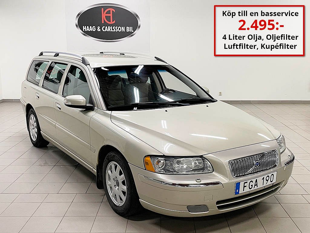 Volvo V70 2,4 170Hk Besiktigad till 25-10-31