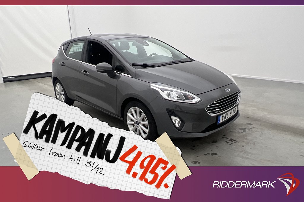 Ford Fiesta 1.0 EcoBoost 100hk Titanium Rattvärm 4,95% Ränta