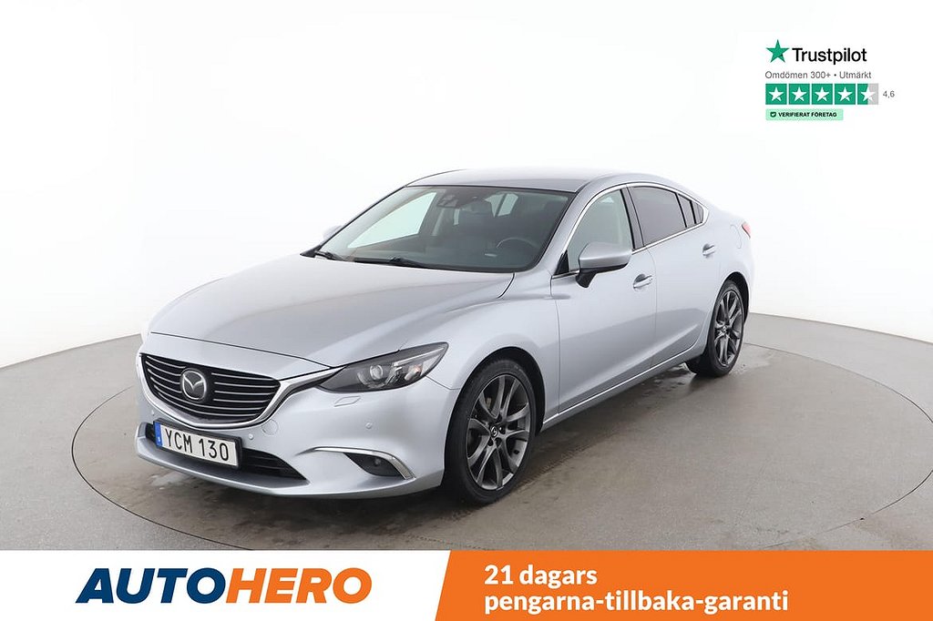 Mazda 6 Sedan / 192 HK / Heads up-display, BOSE ljudsystem, Dragkrok, La