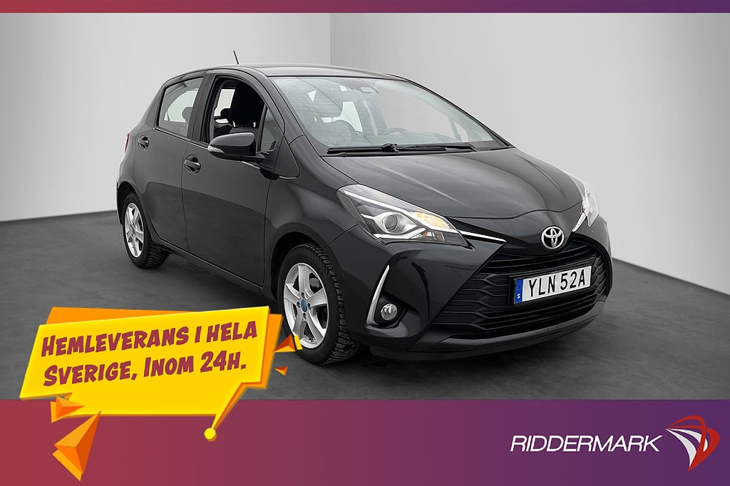 Toyota Yaris 1.5 Välskött Kamera Lågskatt 1 brukare 0.49l/mi