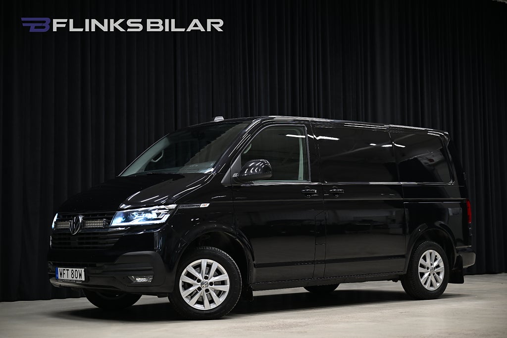 Volkswagen Transporter 4M DSG 150HK Inredd|Nedlackad|LED|ActiveInfo|Moms|SeUTR