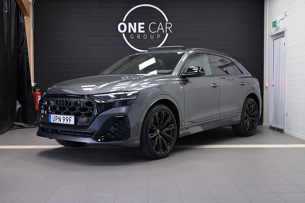 Audi Q8 60 TFSI e quattro S Line MOMS Pano B&O Luft Nyservad