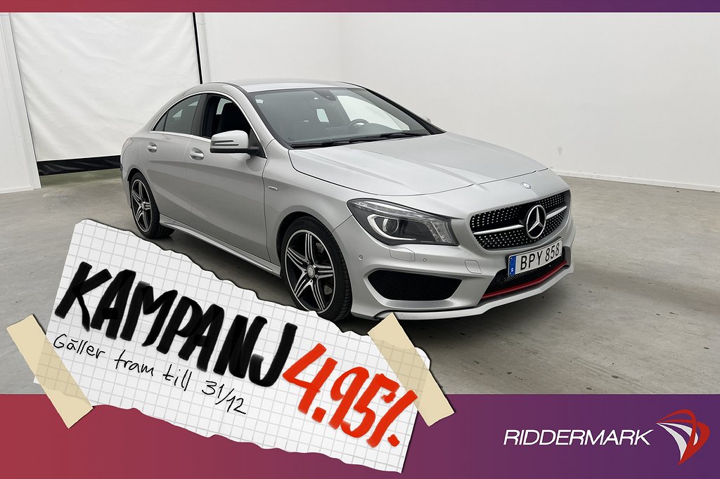 Mercedes-Benz CLA Coupé 250 211hk AMG Sport Sens 4,95% Ränta