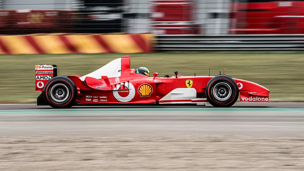 Michael Schumacher tog hem fem segrar med Ferrari F2003 GA #229. Foto: RM Sotheby's