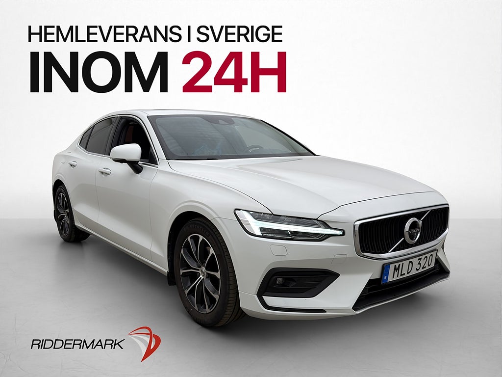 Volvo S60 T4 Momentum Pano HUD 360° VOC Värmare CarPlay