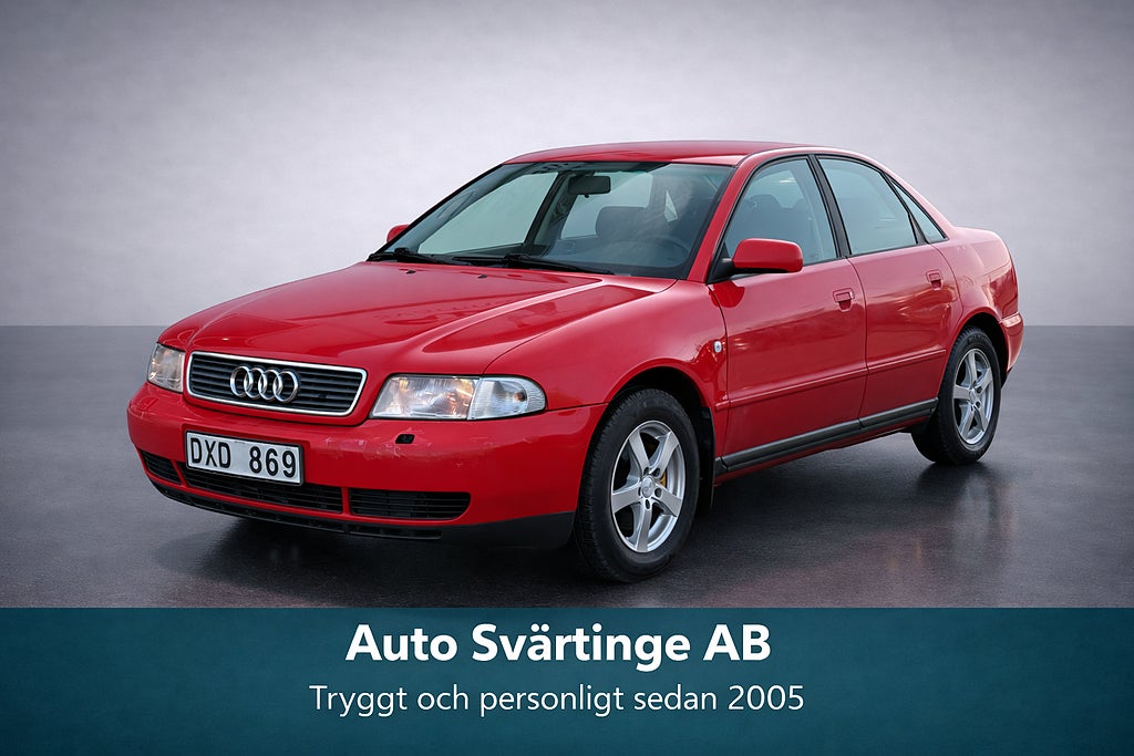 Audi A4 Sedan 1.8 T (Besiktad, nya däck, ny servad)