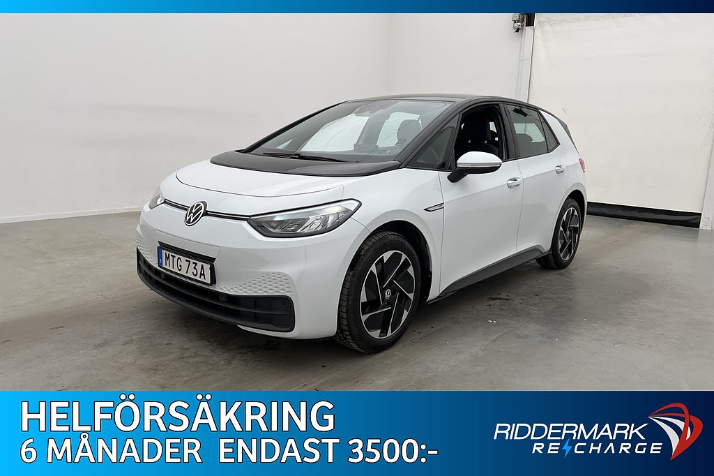 Volkswagen ID.3 Pro Performance 204hk Navi P-Sensorer MOMS