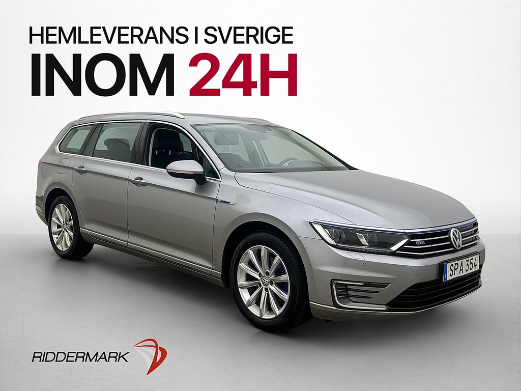 Volkswagen Passat GTE Drag Kamera CarPlay Värmare