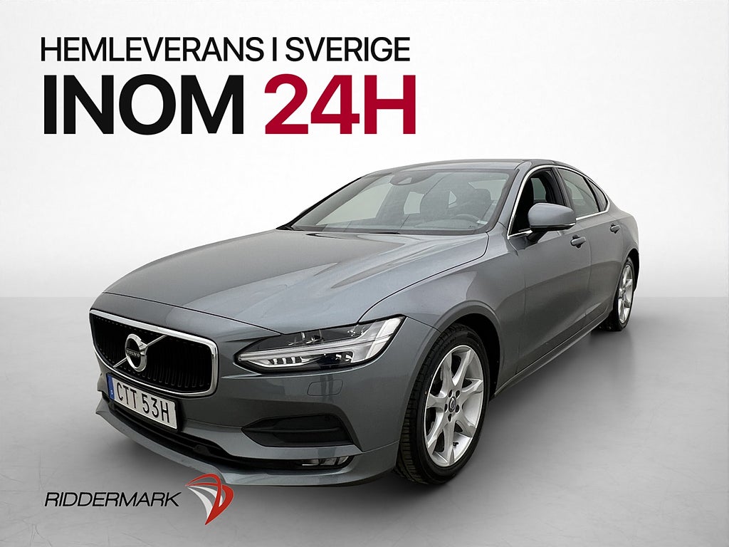 Volvo S90 D4 Advanced VOC Värmare Kamera CarPlay Rattvärme