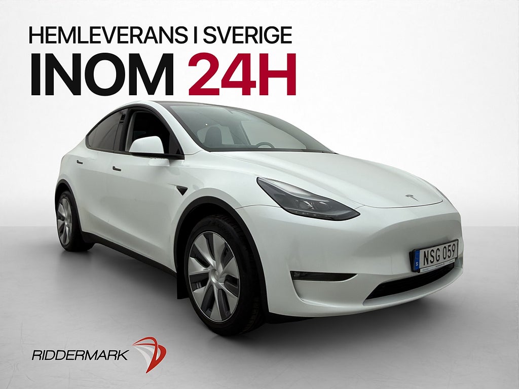 Tesla Model Y Long Range AWD Dragkrok Svensksåld MOMS
