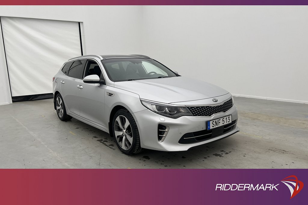 Kia Optima SW 1.7 VGT 141hk GT-Line H/K Pano Kamera Drag