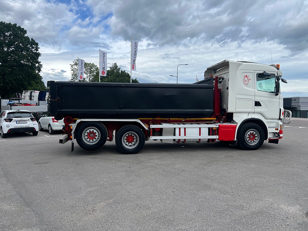Scania R500 V8 6x2*4 Manuell Växellåda, Lastväxlare inkl flak