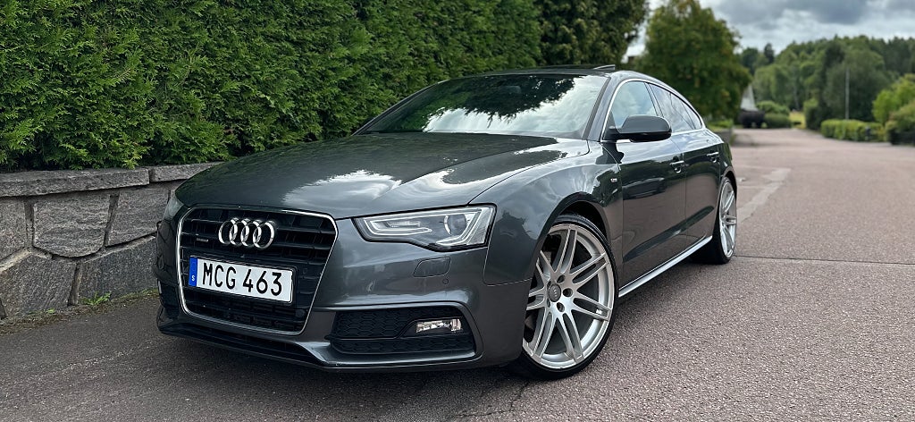 Audi A5 Sportback 2.0 TFSI quattro S Tronic S-Line Takluck Värm