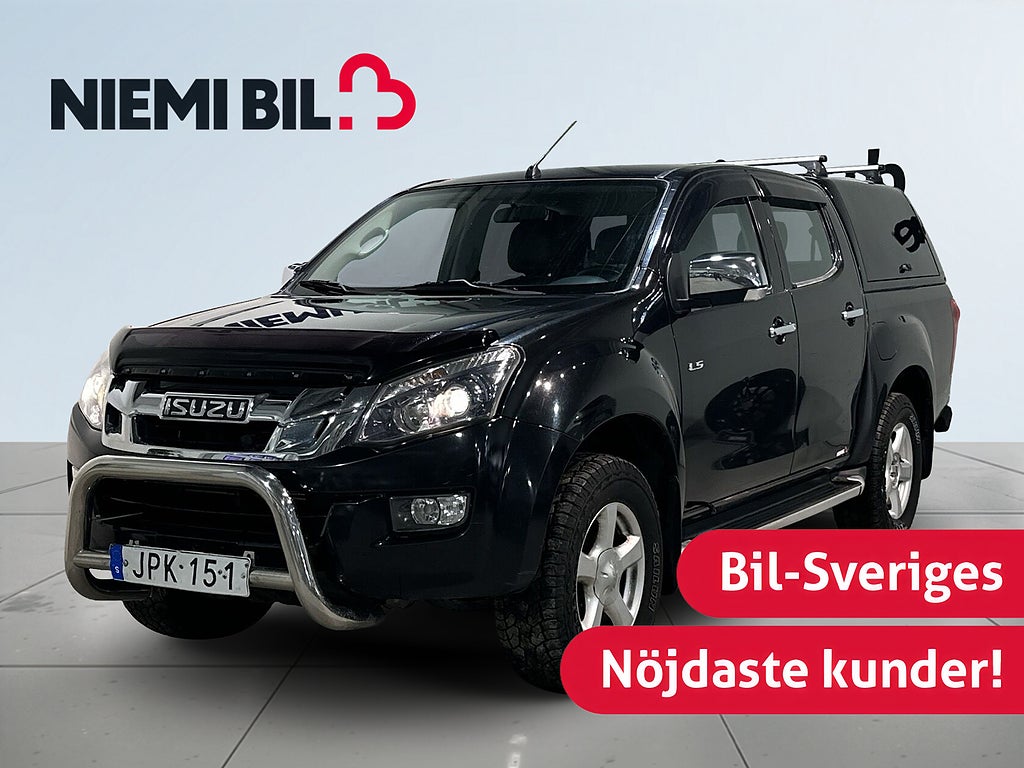 Isuzu D-Max Crew Cab 2.5 4WD Dvärm Mvärm Skinn Kåpa Drag SoV MOMS 