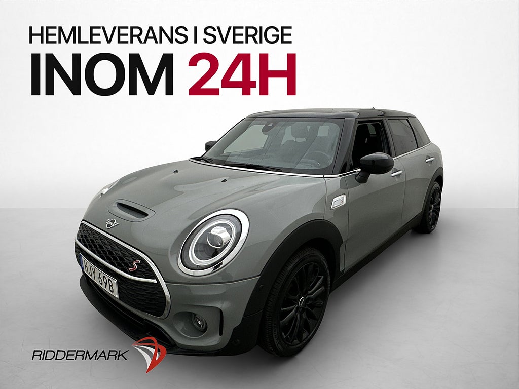 MINI Cooper S Clubman 178hk Salt Skinn H/K Navi Farthållare