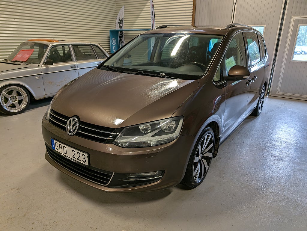Volkswagen Sharan 6-sätes 2.0 TDI BMT GT Panorama Eldörrar Elstolar