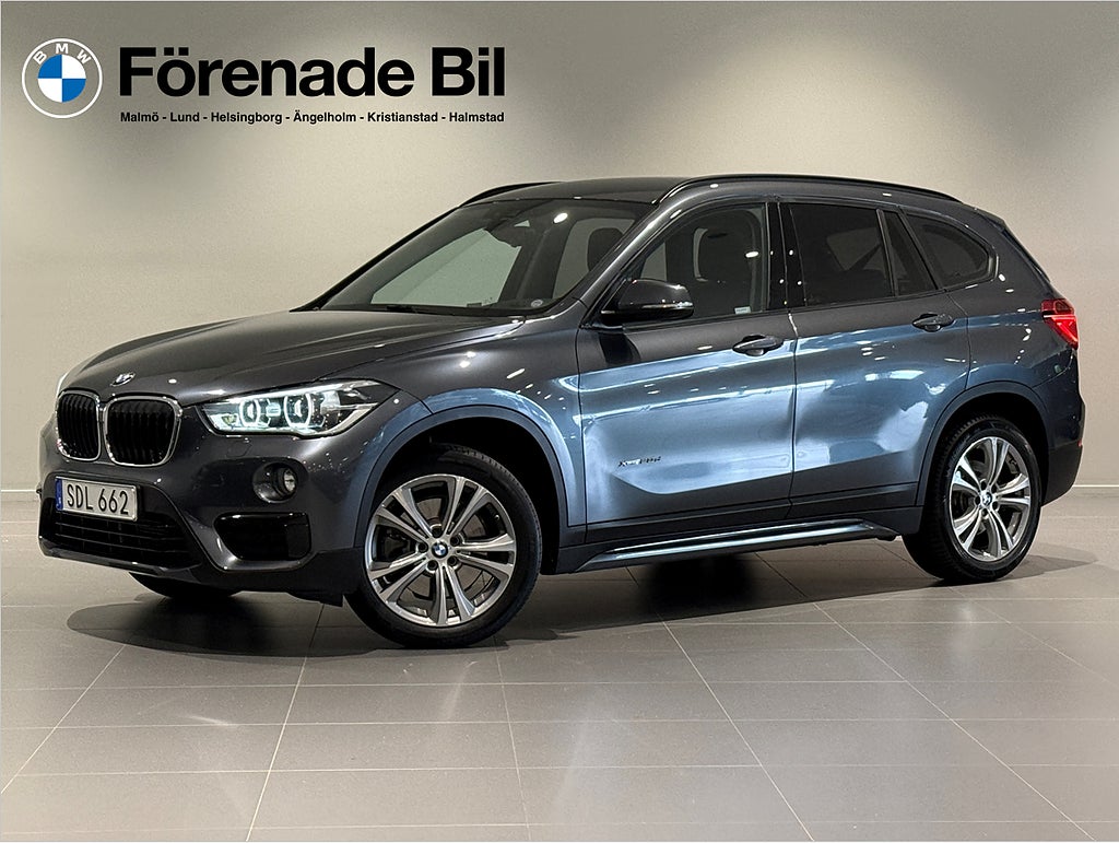 BMW X1 xDrive20d Sport Line Drag HUD Svankstöd Backkamera 