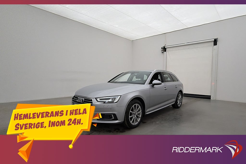 Audi A4 2.0 TDI 190hk Quattro Dragkrok Adaptiv Värmare