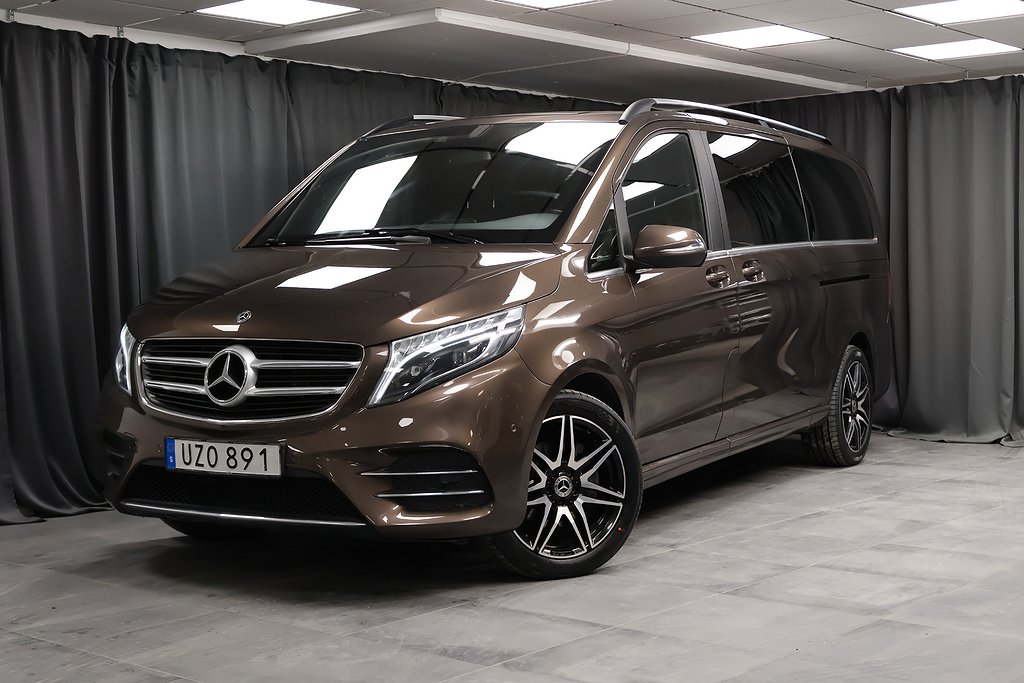 Mercedes-Benz V 250d 4M AMG VÄRMARE LED ILS DRAG 7-SITS MOMS