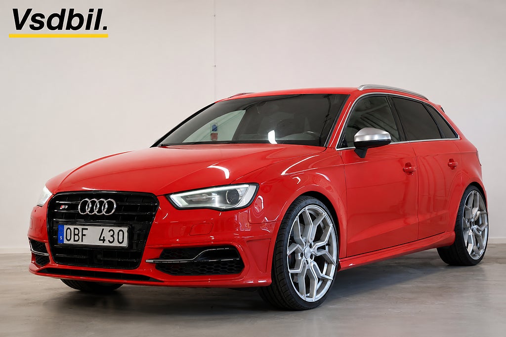Audi S3 PERFORMANCE SPORTBACK QUATTRO AUT-F1-PADDLAR 360HK EU6
