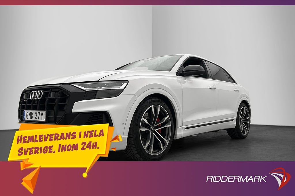 Audi SQ8 TFSI V8 507hk Pano B&O Luftfjädring 360° Drag MOMS