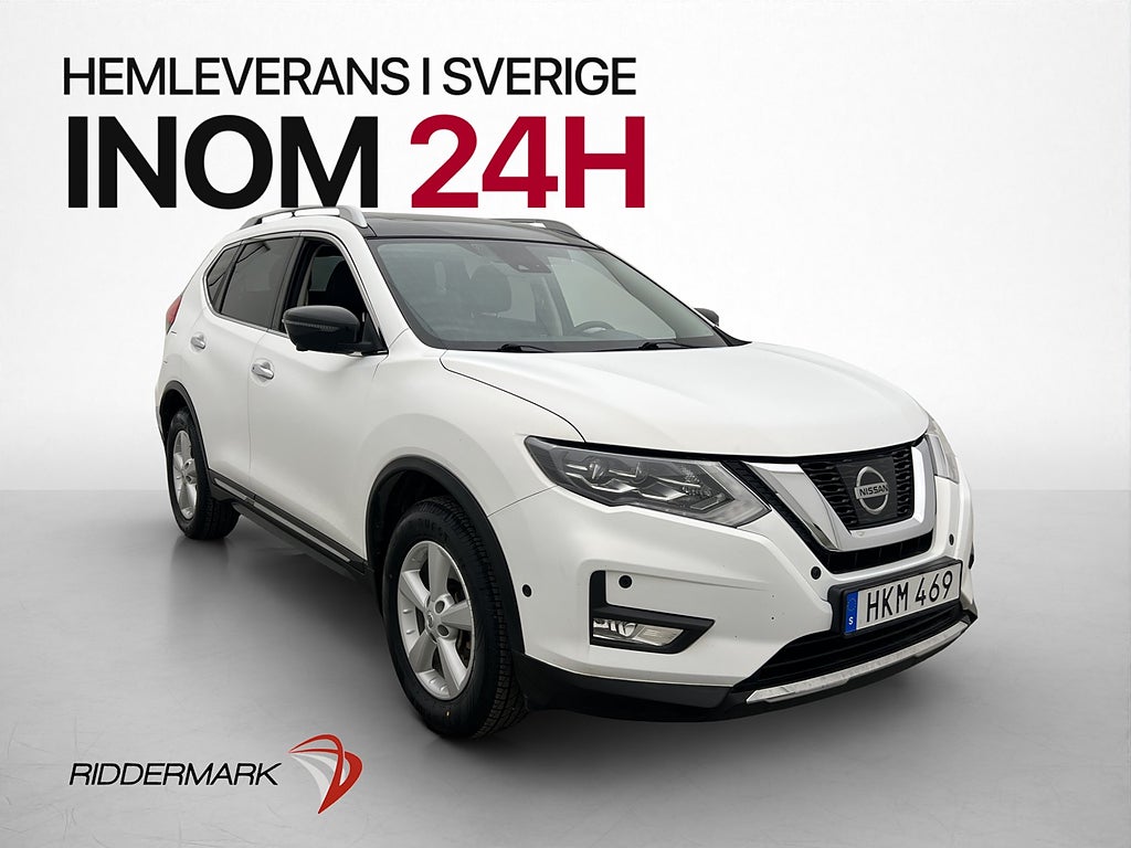 Nissan X-Trail 4x4 177hk Tekna 7-Sits Pano 360° Skinn Drag
