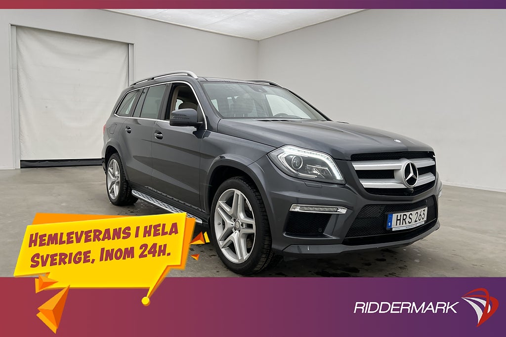 Mercedes-Benz GL 400 4M AMG Pano Värmare H/K 360°  Dragkrok