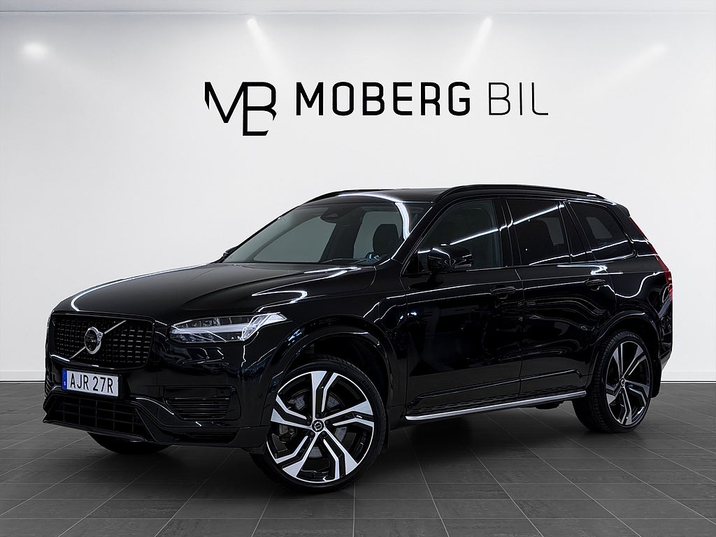 Volvo XC90 7-sits Recharge T8 AWD Ultimate Dark B&W 360 Pano